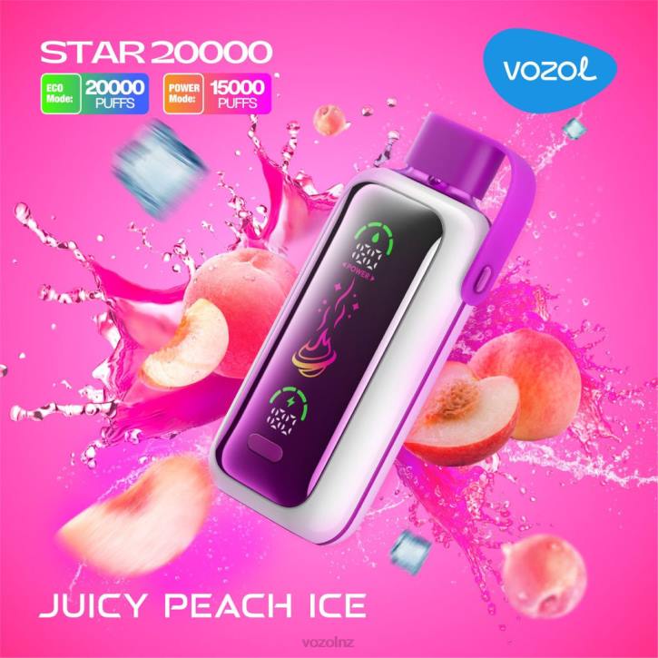 VOZOL NZ - VOZOL STAR 20000 JUICY PEACH ICE 8LT610