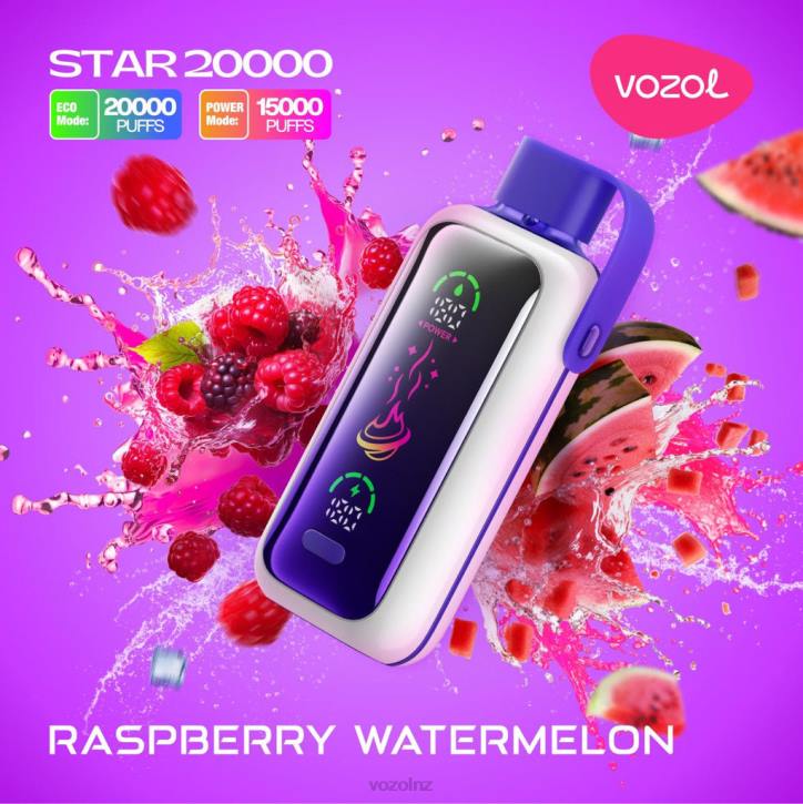 VOZOL NZ - VOZOL STAR 20000 RASPBERRY WATERMELON 8LT619