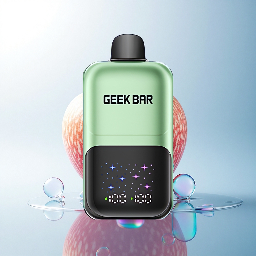 GEEK BAR 2GO 20ml 50000 Puffs Double Apple A&B Dual Tank 20mL 5% Nicotine Rechargeable