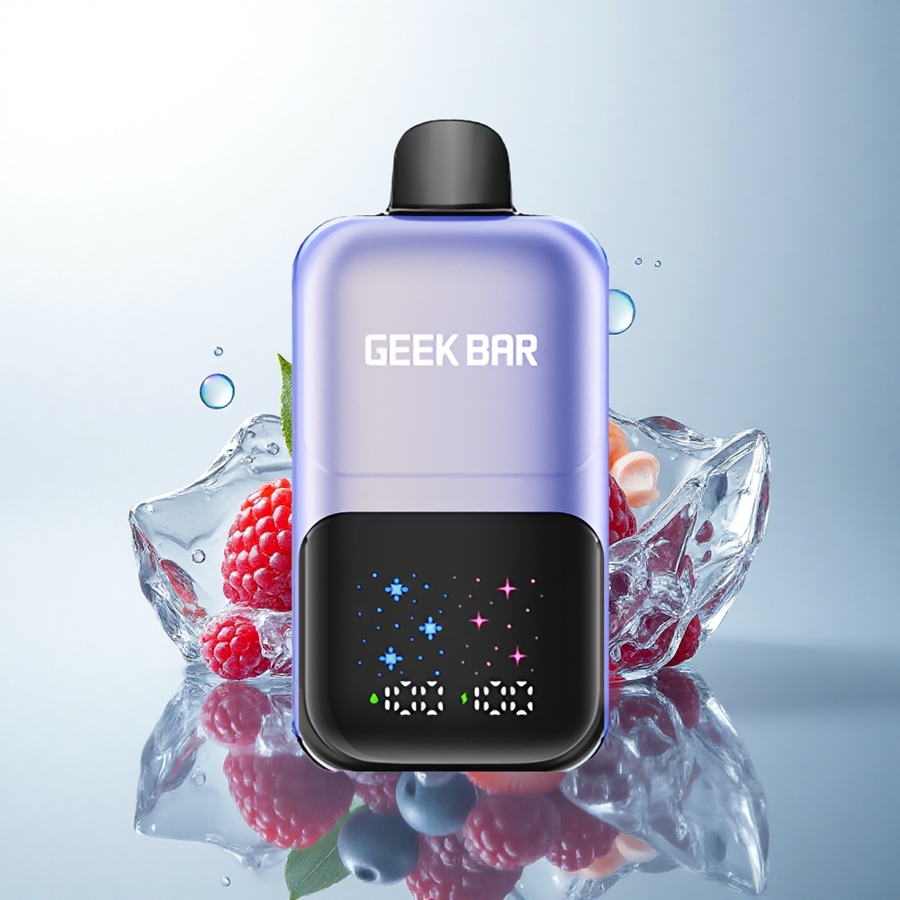GEEK BAR 2GO 20ml 50000 Puffs Mixed Berries Ice Dual Tank 20mL 5% Nicotine