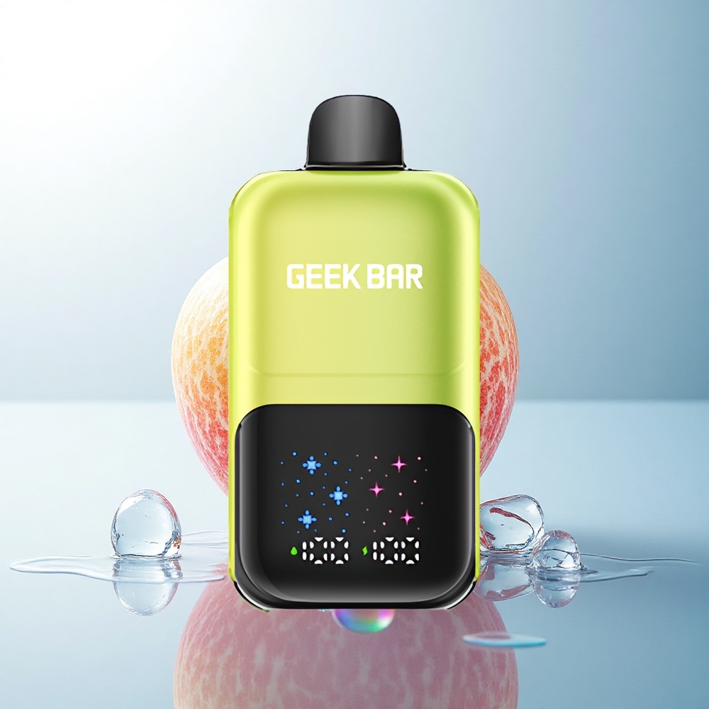 GEEK BAR 2GO 20ml 50000 Puffs Sour Apple Ice Dual Tank 5% Nicotine Rechargeable