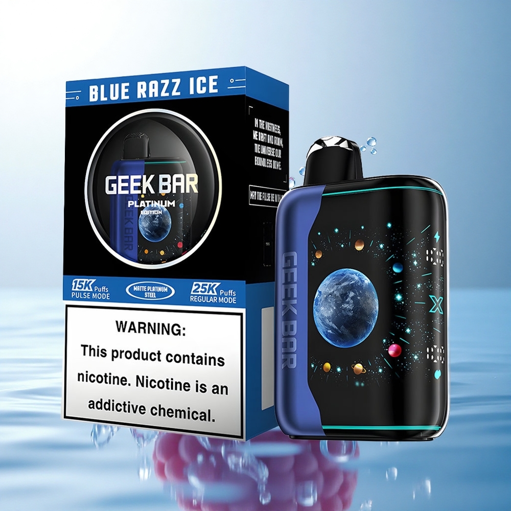 GEEK BAR Platinum Edition 25000 Puffs Blue Razz Ice 20mL 2% Nicotine