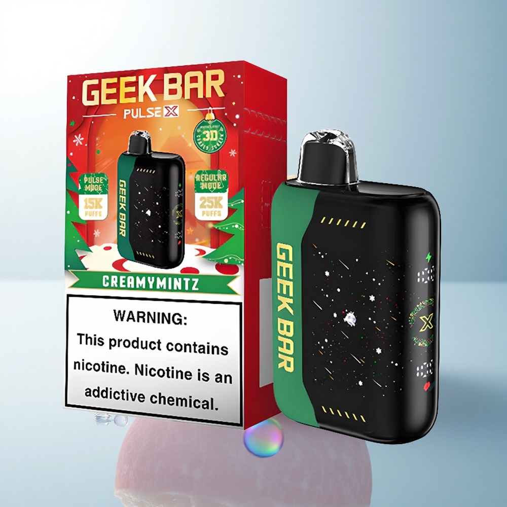 GEEK BAR Pulse X 25000 Puffs Christmas Edition with 18mL E-Liquid and 0-5% Nicotine