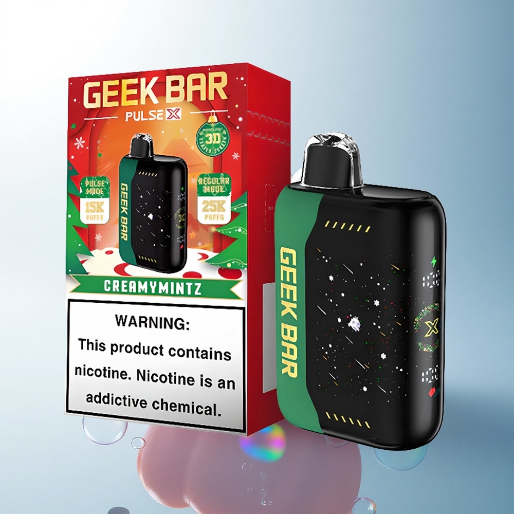 GEEK BAR Pulse X 25000 Puffs Christmas Edition with 18mL E-Liquid and 0-5% Nicotine