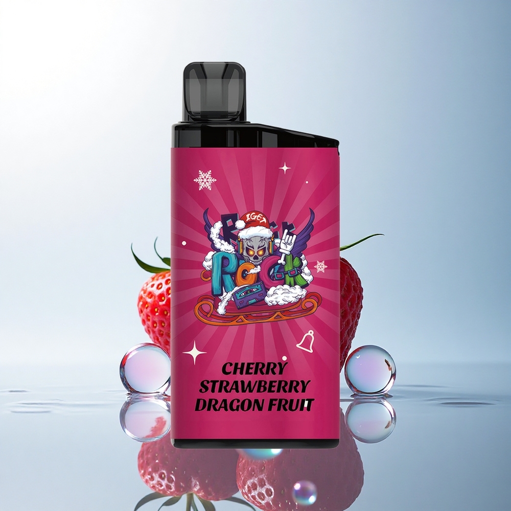 IGET Bar 3500 Puffs Cherry Strawberry Dragon Fruit PC ALU 1400mAh