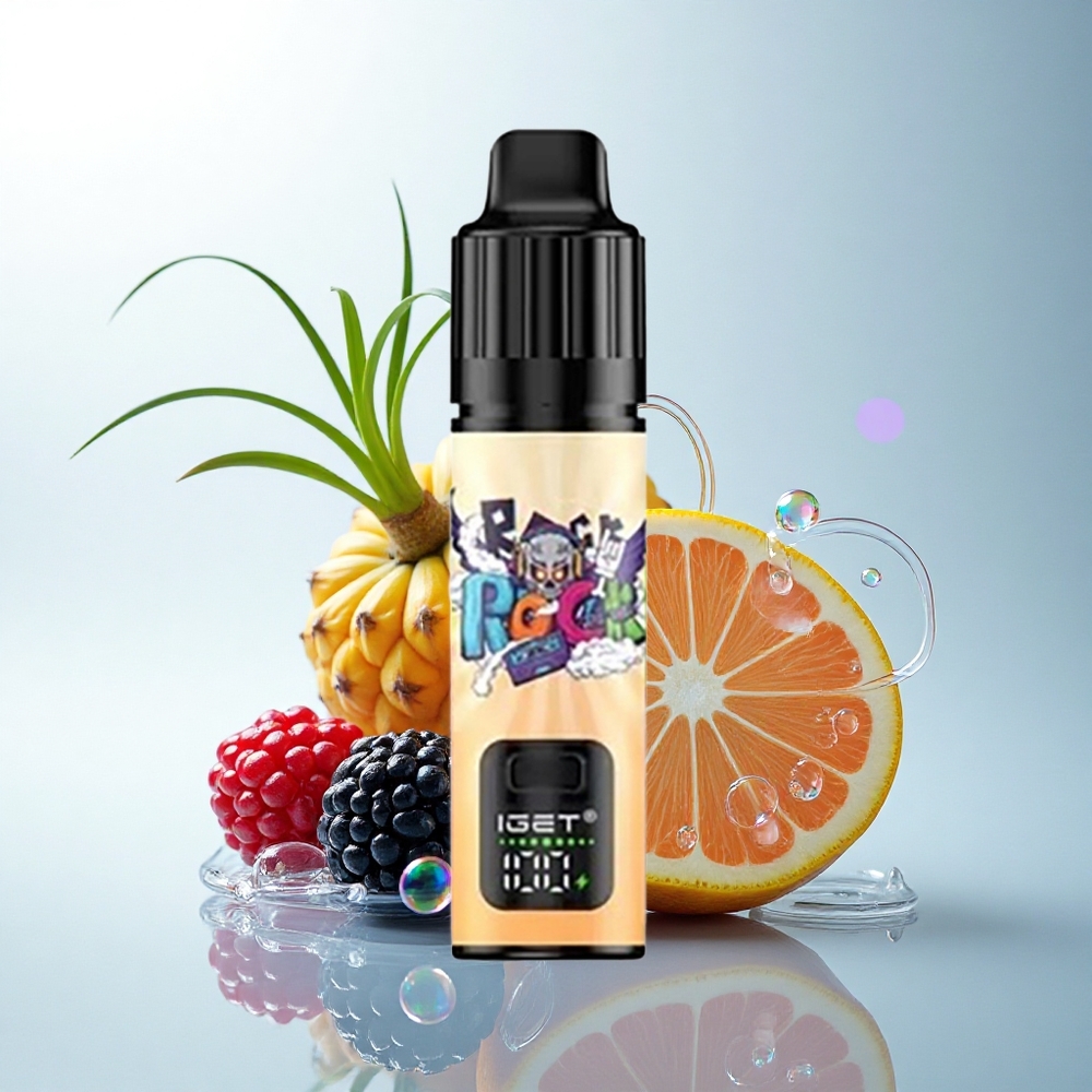 IGET BAR PLUS S3 POD 10000 Puffs Blackberry Pineapple Orange 50mg 950mAh