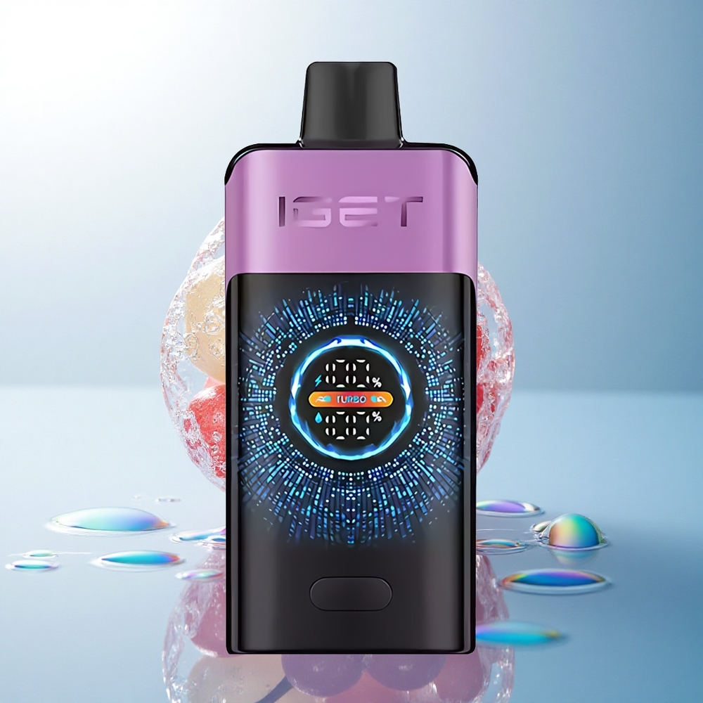 IGET ONE 12000 Puffs Chupa Chups Grape Dual Mesh 2700mAh
