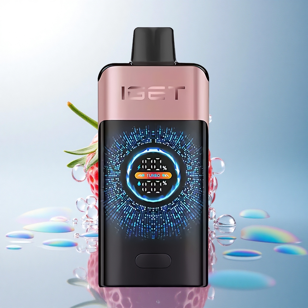 IGET ONE 12000 Puffs Chupa Chups Strawberry 2700mAh PCTG+ALU+PC