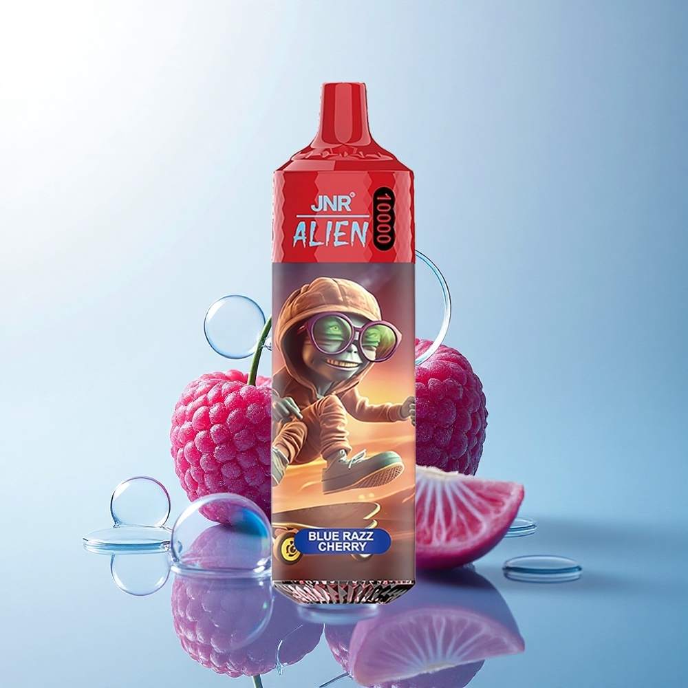JNR Alien 10000 Blue Razz Cherry 850mAh LED