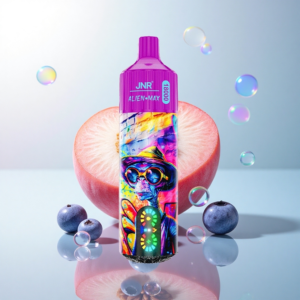 JNR Alien Max 18000 Peach Blueberry Candy Dual Mesh 850mAh
