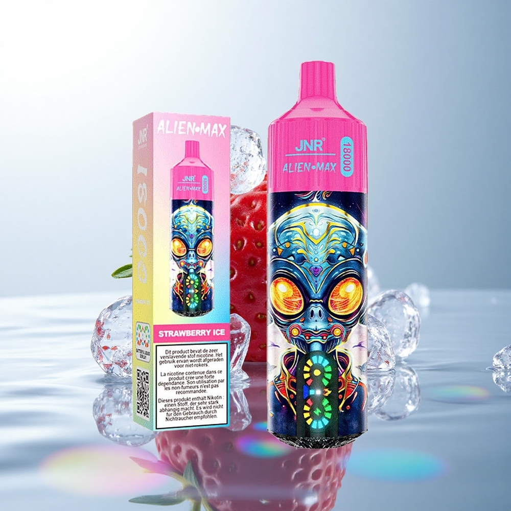 JNR Alien Max 18000 Strawberry Ice Dual Mesh 850mAh