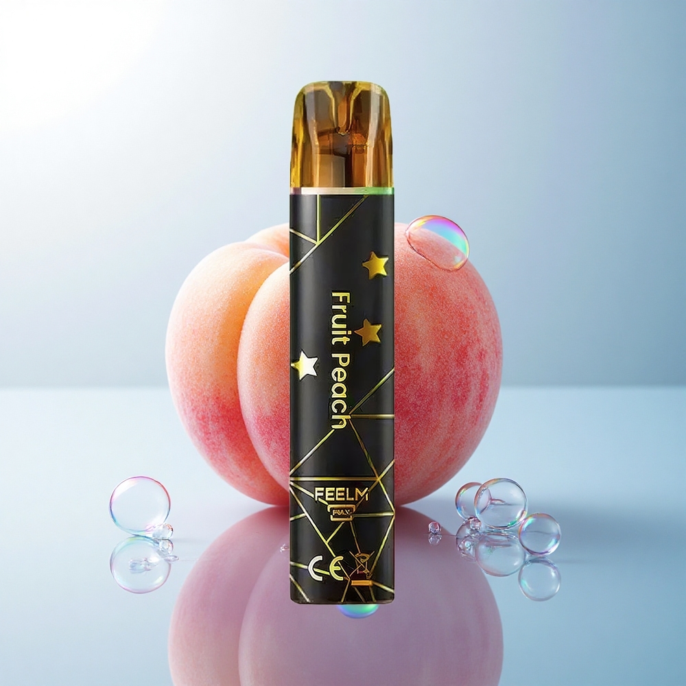 JNR Black&Golden 600+200 Peach 550mAh 2ml Disposable Vape
