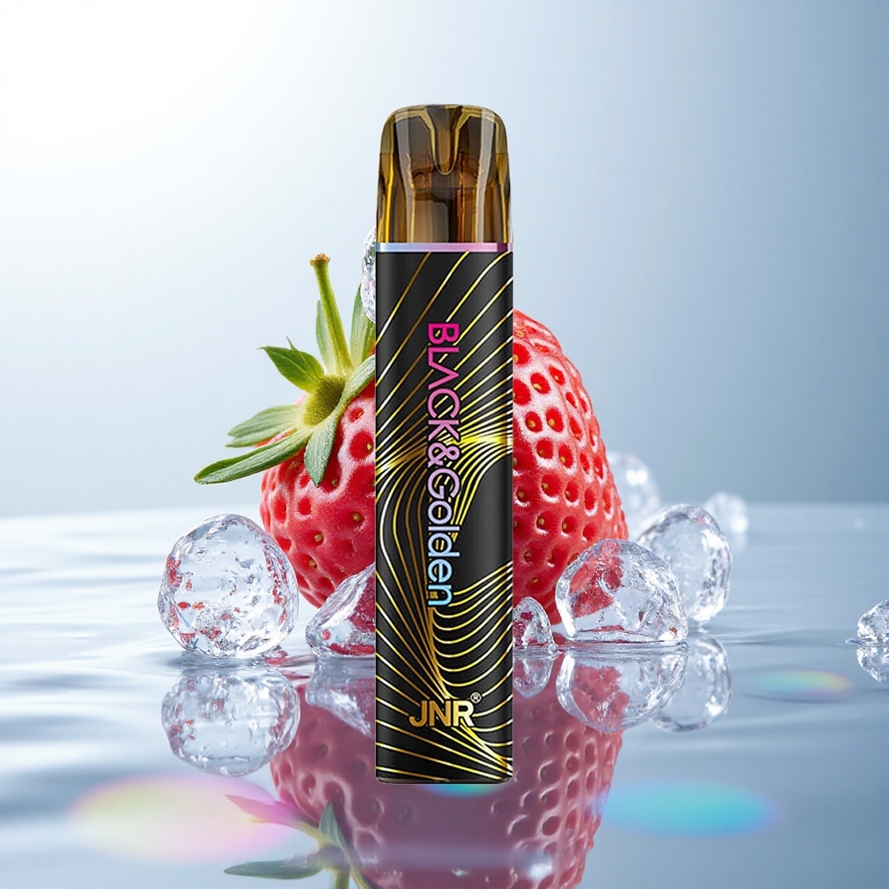 JNR Black&Golden 600+200 Strawberry Ice 550mAh 2% Nicotine