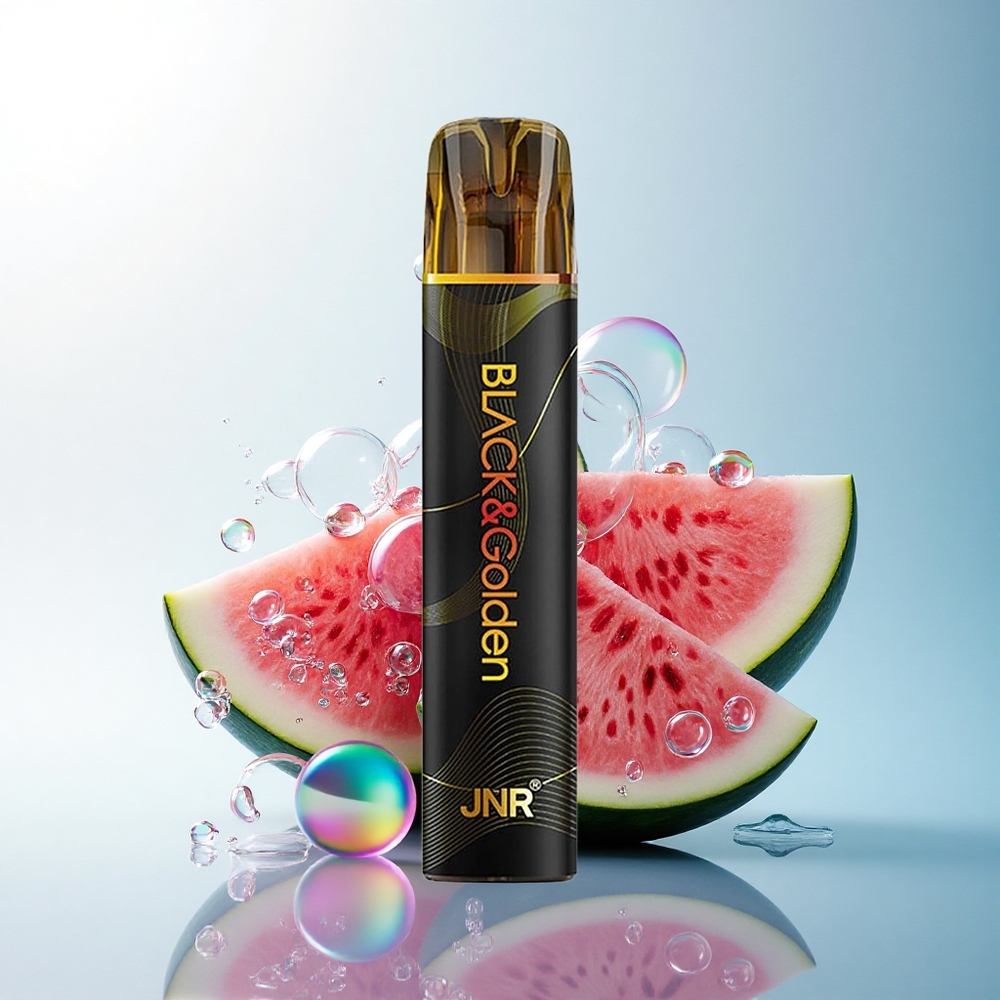 JNR Black&Golden 600+200 Watermelon Bubble Gum 550mAh 2% Nicotine