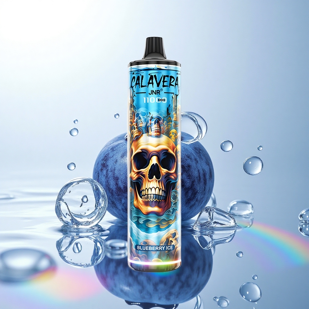 JNR Calavera 11000 Blueberry Ice Mesh 1.0ohm 850mAh 21ml 5% Nicotine