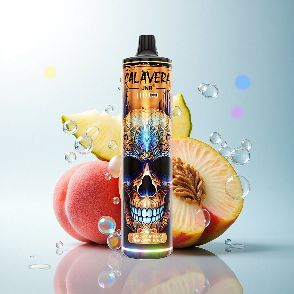 JNR Calavera 11000 Peach Mango Pineapple Ice with 850mAh and 5% Nicotine