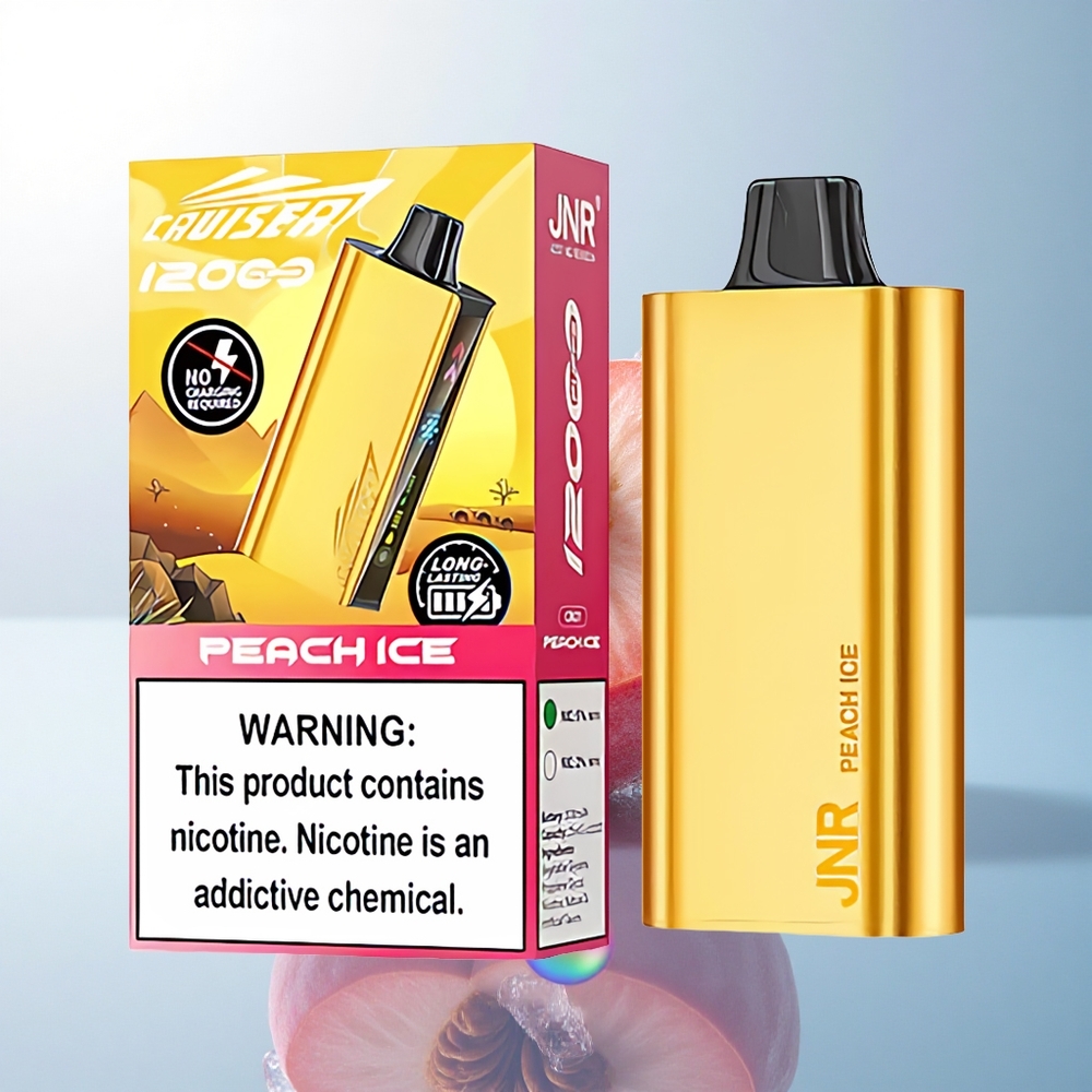 JNR Cruiser 12000 Peach Ice 3500mAh 50mg Nicotine