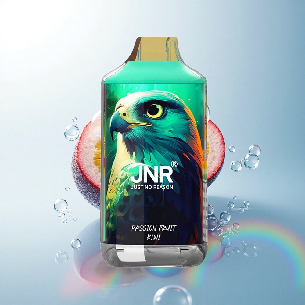JNR Falcon 16000 Passion Fruit Kiwi 850mAh Dual Mesh Nicotine 0% 2%