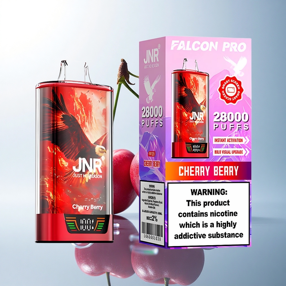JNR Falcon Pro 28000 Cherry Berry 30ml 950mAh Disposable Vape