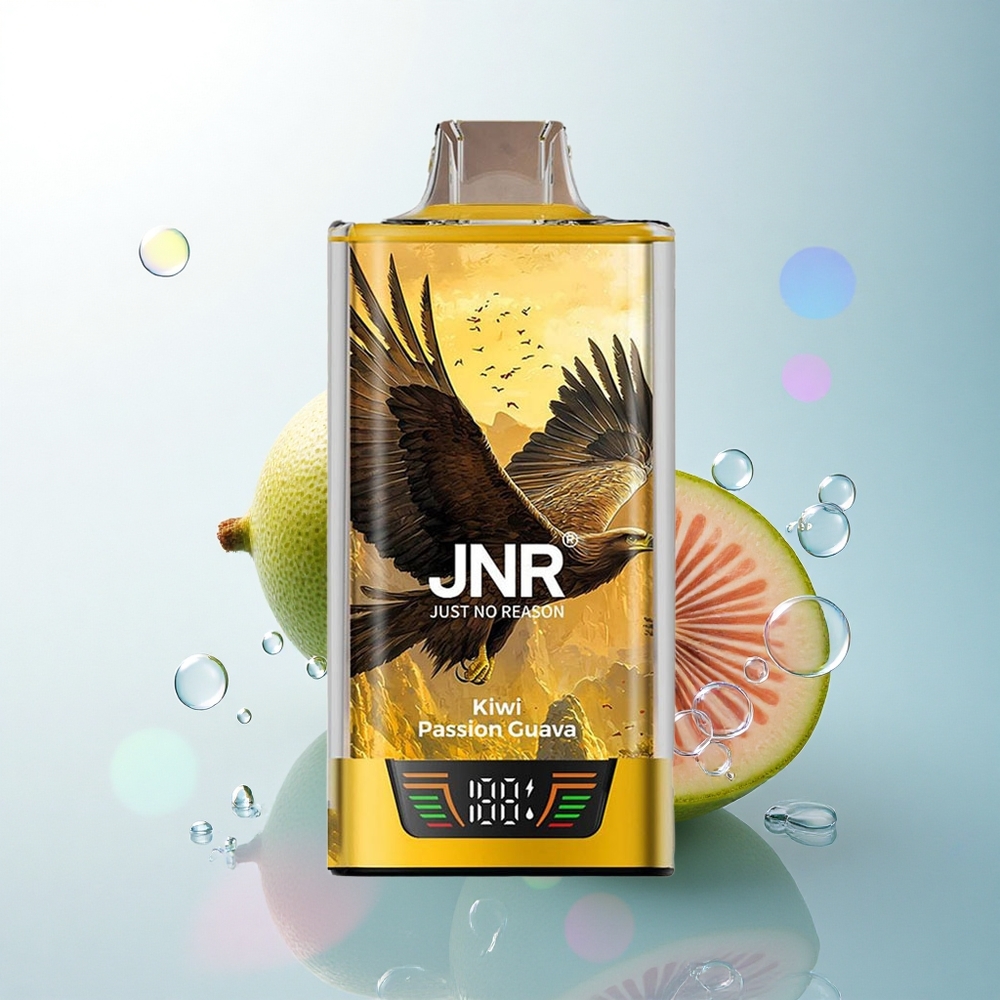 JNR Falcon Pro 28000 Kiwi Passion Guava 30ml 950mAh Disposable Vape