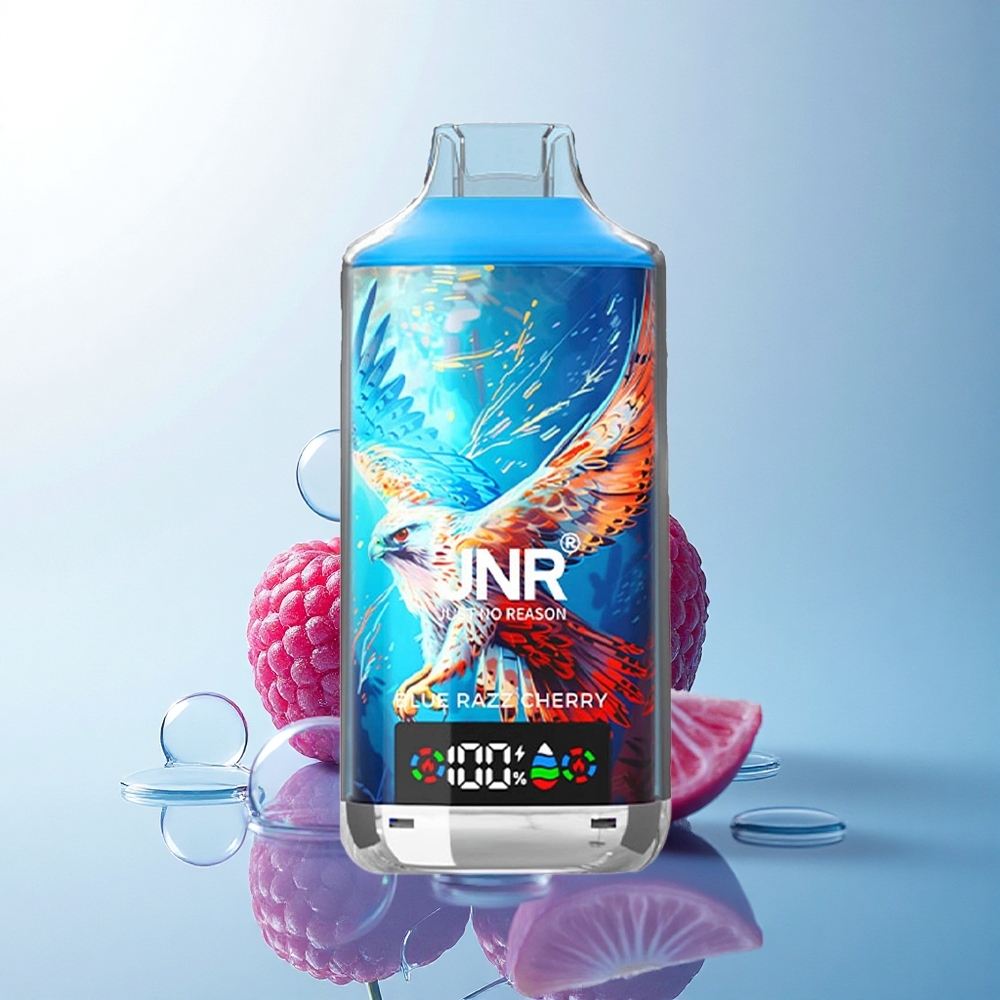 JNR Falcon X 18000 Blue Razz Cherry Dual Mesh 750mAh 5% Nicotine