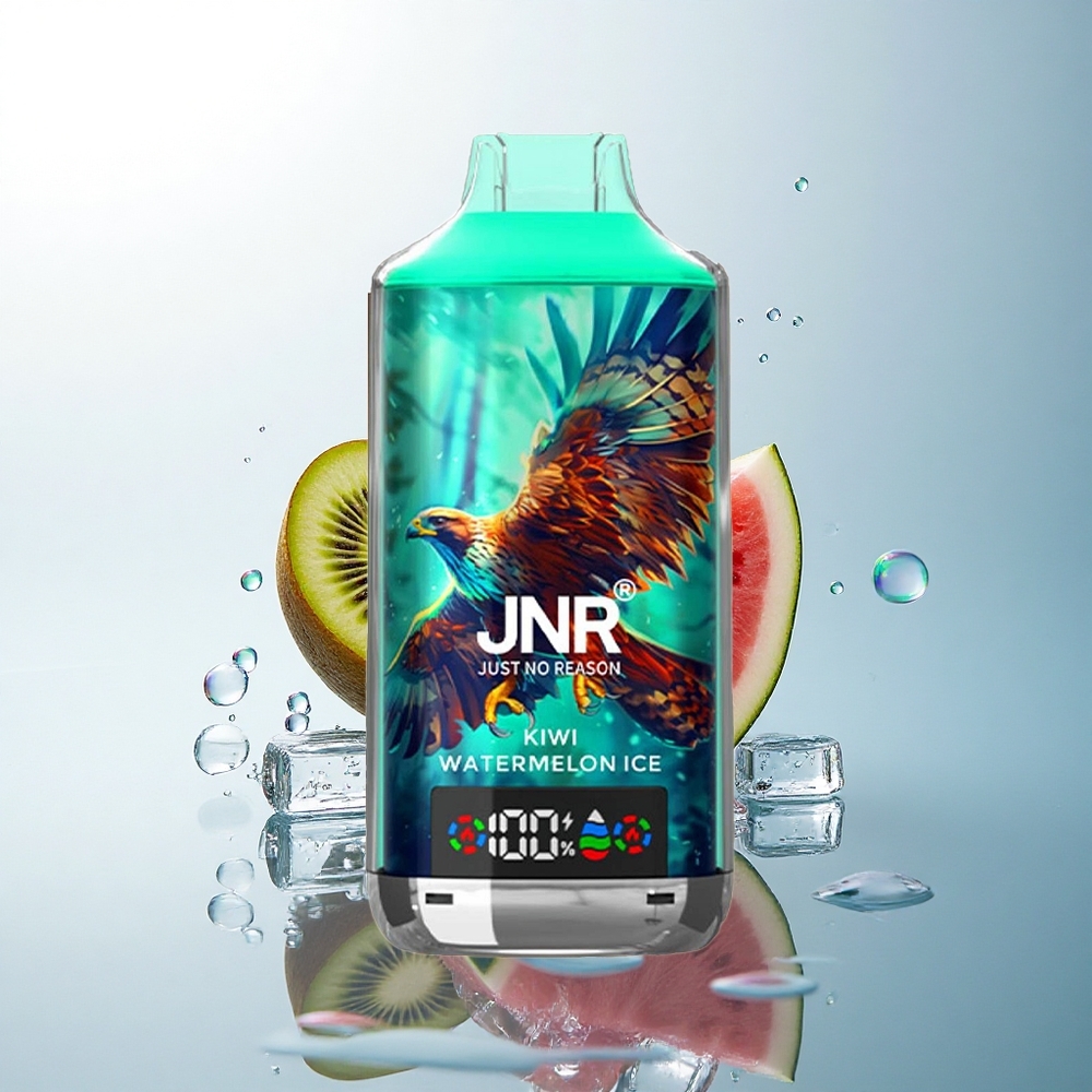 JNR Falcon X 18000 Kiwi Watermelon Ice 750mAh 24ml Dual Mesh Coil 5% Nicotine