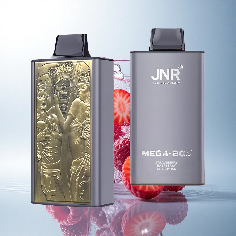 JNR Mega Box 25000 Strawberry Raspberry Cherry Ice 850mAh 2% Nicotine