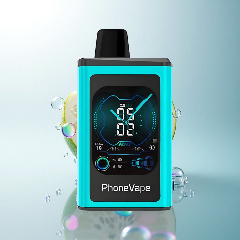 JNR PhoneVape 30000 Miami Mint Rechargeable 850mAh Nicotine 2% 5% Disposable Vape