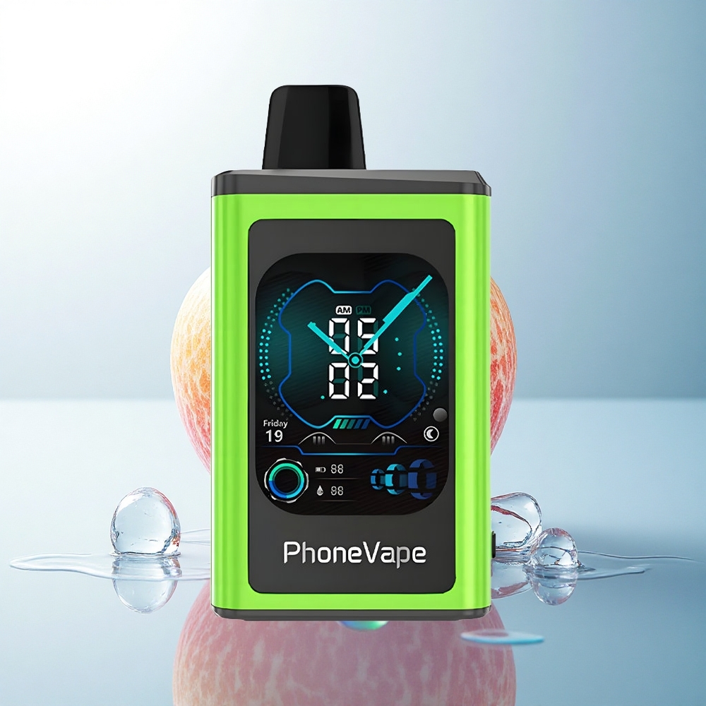 JNR PhoneVape 30000 Sour Apple Ice 850mAh Adjustable Airflow Disposable Vape