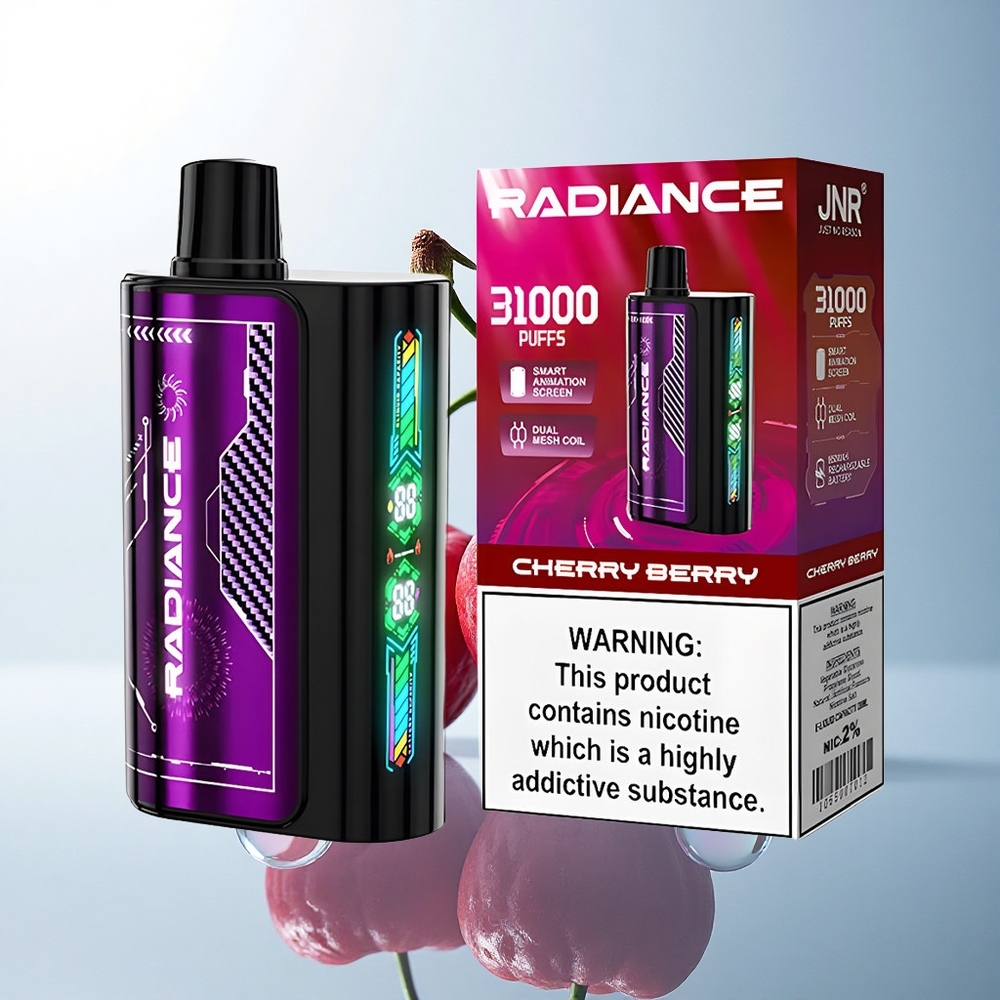 JNR Radiance 31000 Cherry Berry 28ml 950mAh Disposable Vape