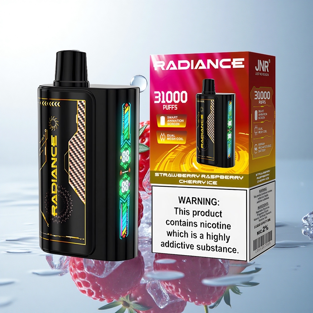 JNR Radiance 31000 Strawberry Raspberry Cherry Ice Dual Mesh 950mAh