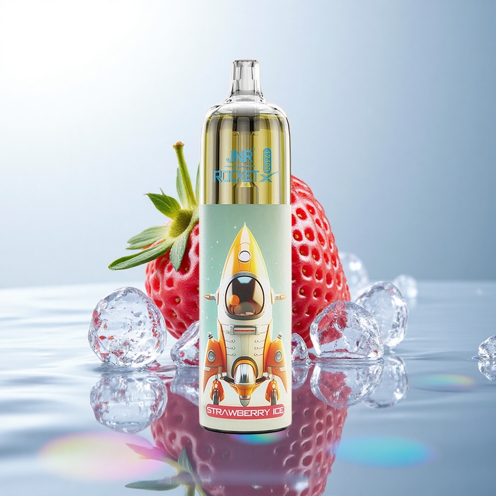 JNR Rocket-X 12400 Strawberry Ice 850mAh 25ml Disposable Vape