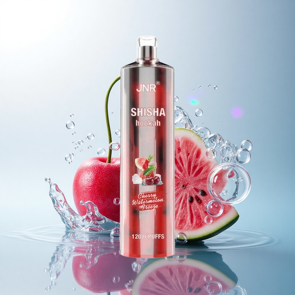 JNR Shisha Hookah 12000 Cherry Watermelon Freeze 750mAh 0.6 Ohm