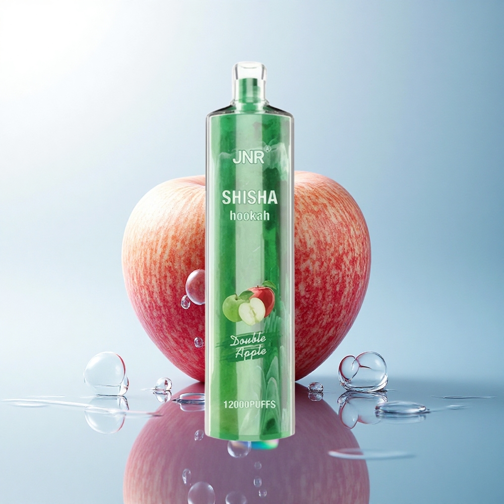 JNR Shisha Hookah 12000 Double Apple 750mAh 24ml 2% Nicotine