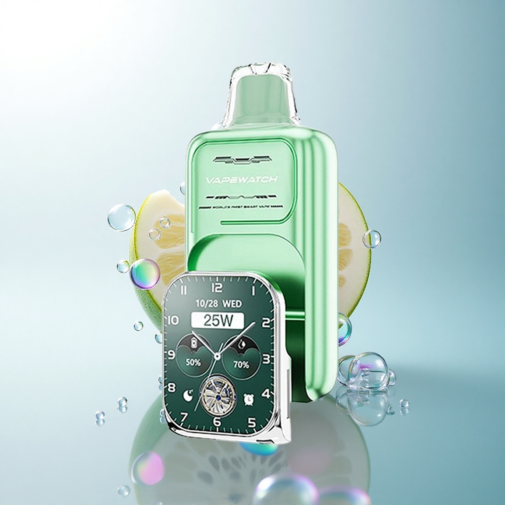 JNR VapeWatch 30000 Miami Mint Dual Mesh 19mL 5% Nicotine 1000mAh