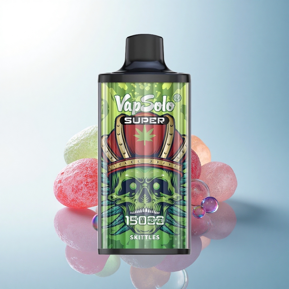Vapsolo Super 15000 Puffs Skittles 40ml 850mAh Mesh Coil Type-C