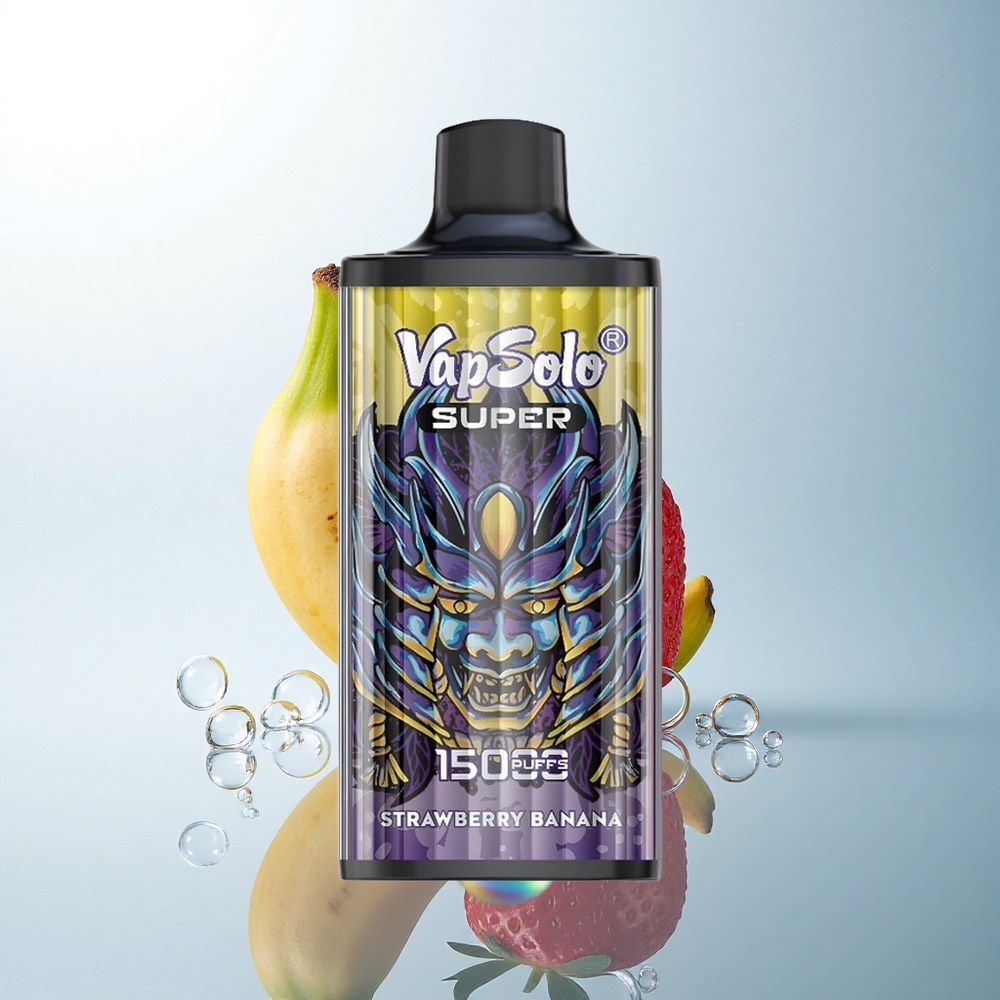 Vapsolo Super 15000 Puffs Strawberry Banana 40ml 850mAh Type-C