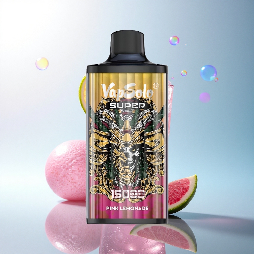Vapsolo Super 15000 Puffs Super Pink Lemonade 40ml 850mAh Type-C