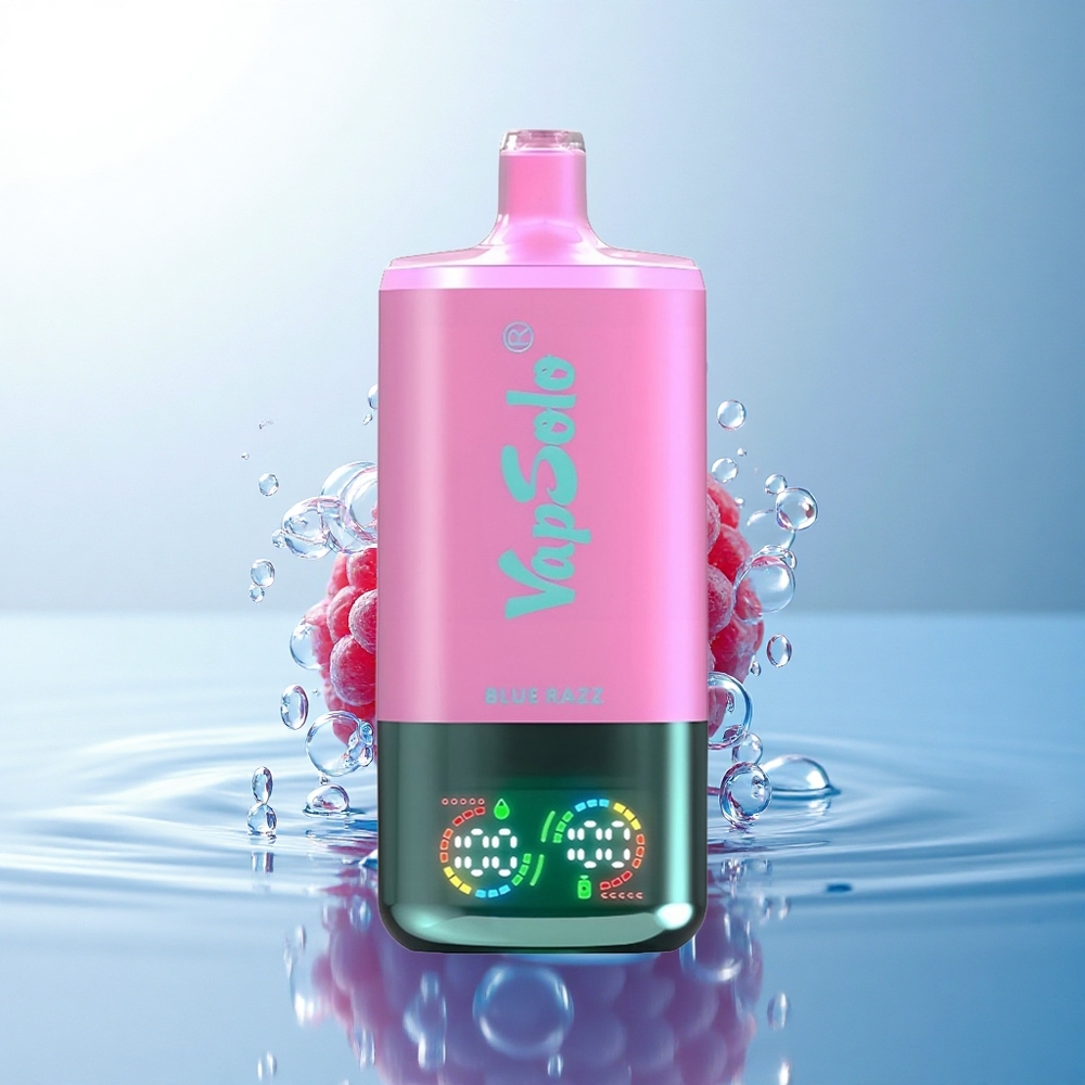 Vapsolo Triple 30000 Puffs Blue Razz Triple 40ml Nicotine 50mg Type-C