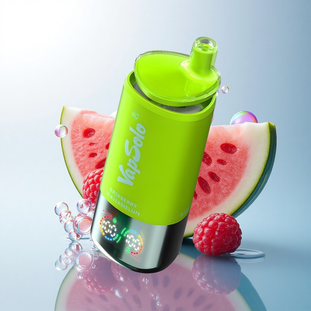 Vapsolo Triple 30000 Puffs Raspberry Watermelon 40ml Type-C Nicotine