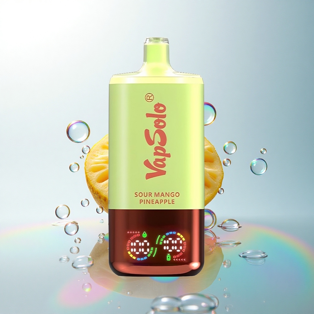 Vapsolo Triple 30000 Puffs Sour Mango Pineapple 40ml Type-C 20mg Nicotine