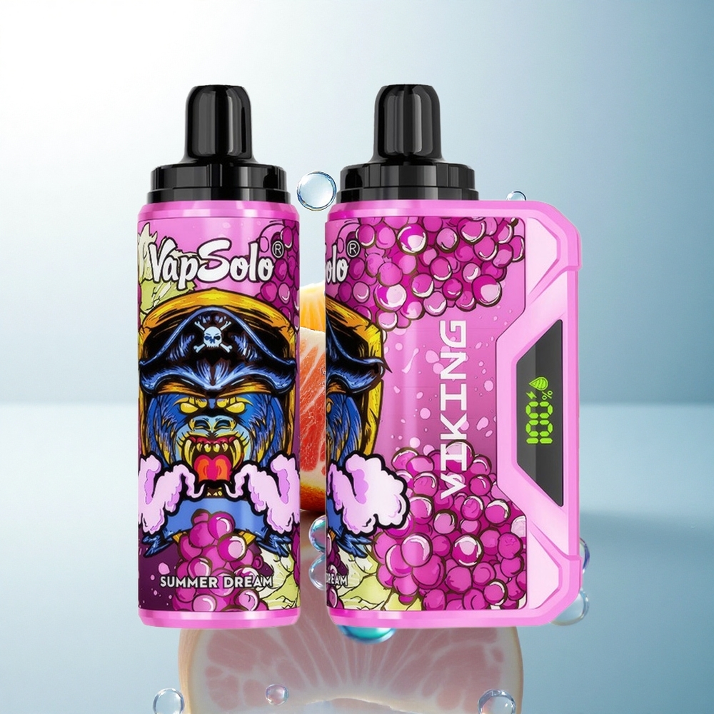 VapSolo VIKING 12000 Puffs Summer Dream Type-C 22ml Nicotine Disposable Vape