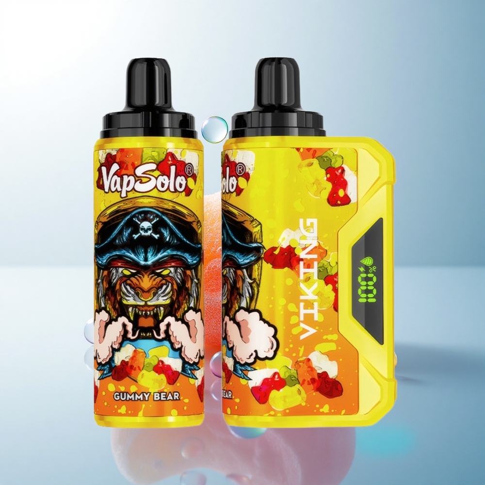 VapSolo VIKING 12000 Puffs Viking Gummy Bear 22ml Type-C Nicotine 20/50mg